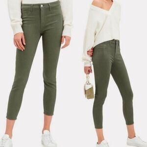 FRAME Margot Olive Green Skinny Jeans Size  24 NWT